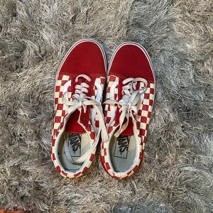 Red checker vans